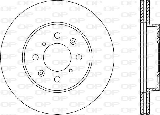 Open Parts BDA1215.20 - Гальмівний диск avtolavka.club