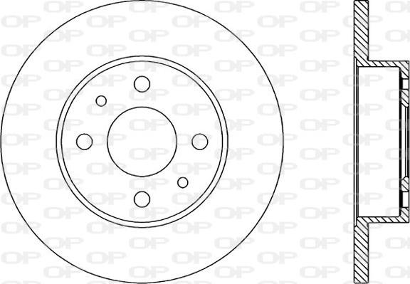 Open Parts BDA1229.10 - Гальмівний диск avtolavka.club