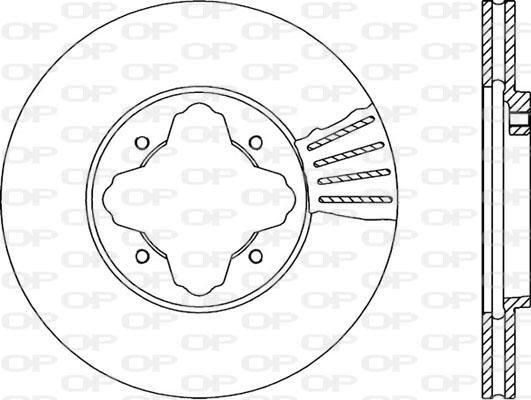 Open Parts BDA1222.20 - Гальмівний диск avtolavka.club