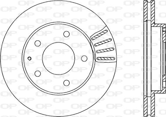 Open Parts BDA1277.20 - Гальмівний диск avtolavka.club