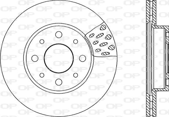 Open Parts BDA1766.20 - Гальмівний диск avtolavka.club