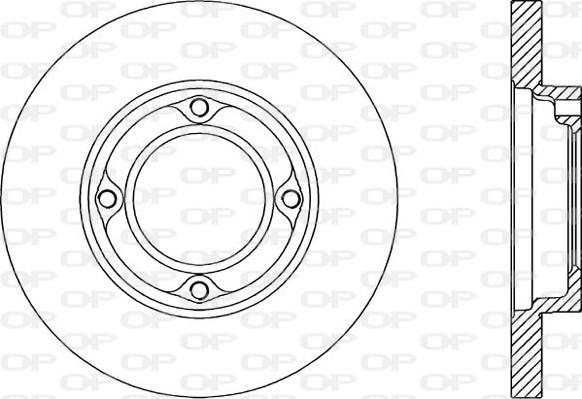 Open Parts BDA1763.10 - Гальмівний диск avtolavka.club