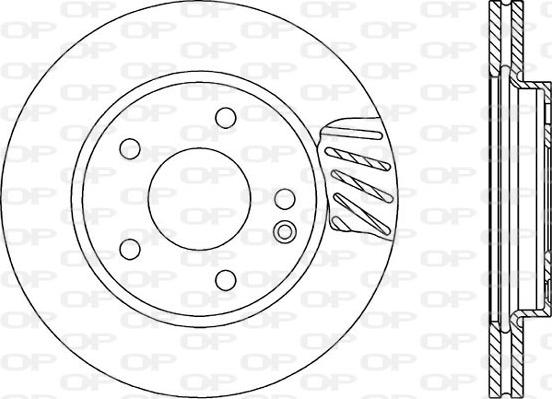 Open Parts BDA1700.20 - Гальмівний диск avtolavka.club