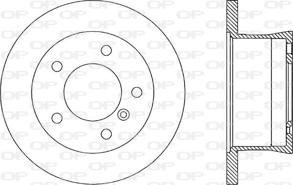 Open Parts BDA1785.10 - Гальмівний диск avtolavka.club