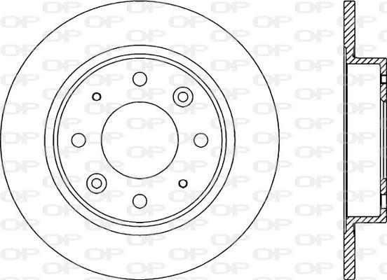 Open Parts BDA1774.10 - Гальмівний диск avtolavka.club