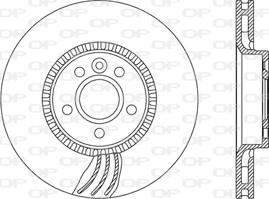 Open Parts BDA2469.20 - Гальмівний диск avtolavka.club