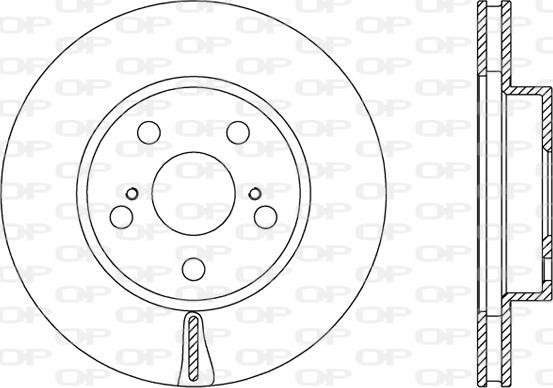 Open Parts BDA2463.20 - Гальмівний диск avtolavka.club