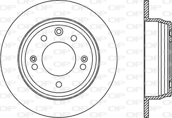 Open Parts BDA2409.10 - Гальмівний диск avtolavka.club