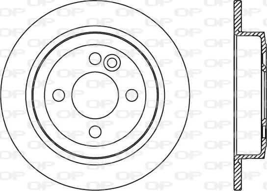 Open Parts BDA2430.10 - Гальмівний диск avtolavka.club