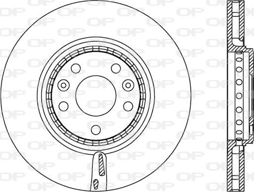 Open Parts BDA2547.20 - Гальмівний диск avtolavka.club