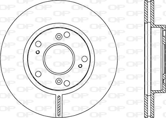 Open Parts BDA2554.20 - Гальмівний диск avtolavka.club