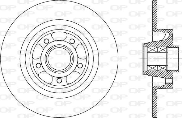 Open Parts BDA2514.30 - Гальмівний диск avtolavka.club