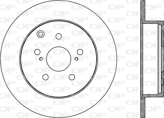 Open Parts BDA2584.10 - Гальмівний диск avtolavka.club