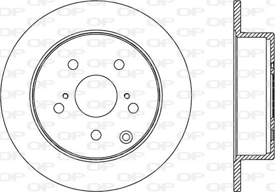 Open Parts BDA2581.10 - Гальмівний диск avtolavka.club