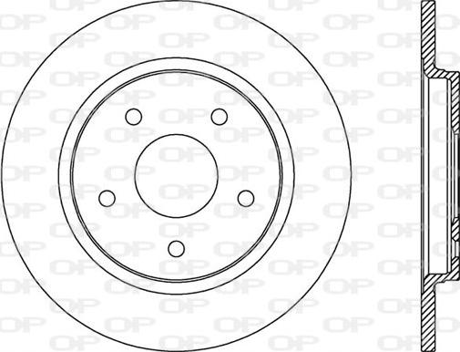 Open Parts BDA2533.10 - Гальмівний диск avtolavka.club