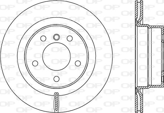 Open Parts BDR2532.20 - Гальмівний диск avtolavka.club