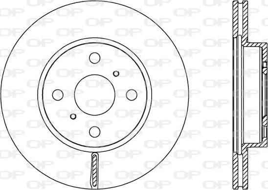 Open Parts BDA2526.20 - Гальмівний диск avtolavka.club