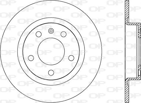 Open Parts BDA2649.10 - Гальмівний диск avtolavka.club