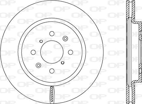 Open Parts BDA2659.20 - Гальмівний диск avtolavka.club