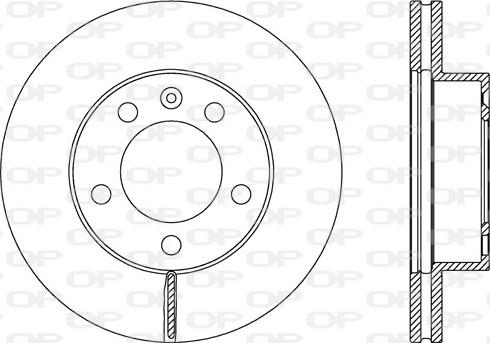 Open Parts BDA2654.20 - Гальмівний диск avtolavka.club