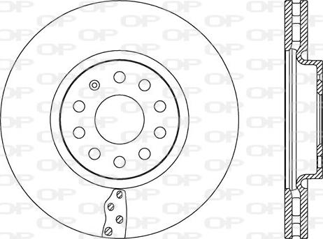 Open Parts BDR2657.20 - Гальмівний диск avtolavka.club