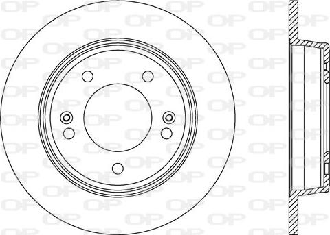 Open Parts BDA2604.10 - Гальмівний диск avtolavka.club