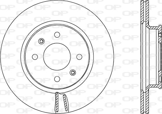 Open Parts BDA2601.20 - Гальмівний диск avtolavka.club