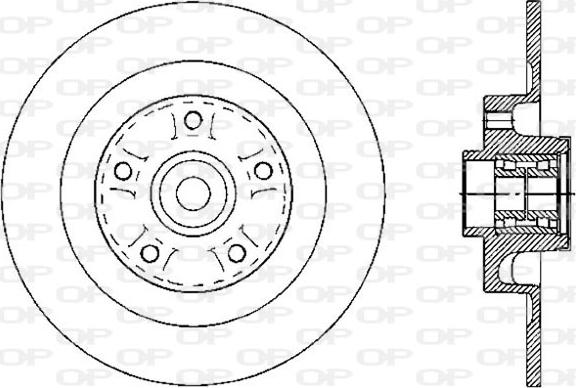 Open Parts BDA2602.30 - Гальмівний диск avtolavka.club