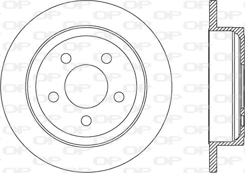 Open Parts BDA2676.10 - Гальмівний диск avtolavka.club