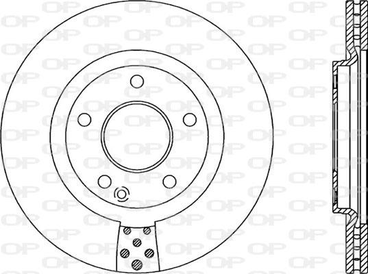 Open Parts BDA2054.20 - Гальмівний диск avtolavka.club