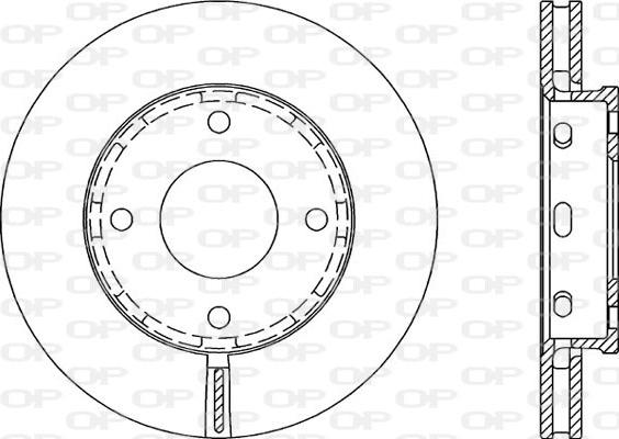 Open Parts BDA2055.20 - Гальмівний диск avtolavka.club