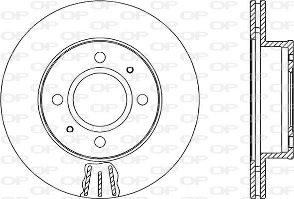 Open Parts BDA2056.20 - Гальмівний диск avtolavka.club