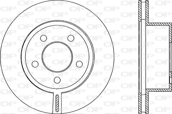 Open Parts BDA2089.20 - Гальмівний диск avtolavka.club