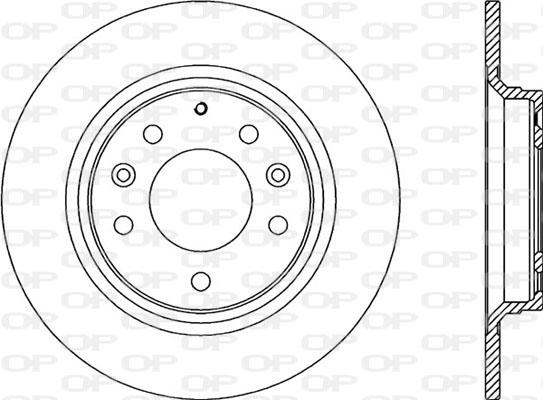 Open Parts BDR2023.10 - Гальмівний диск avtolavka.club