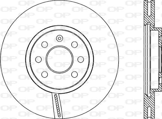 Open Parts BDA2074.20 - Гальмівний диск avtolavka.club