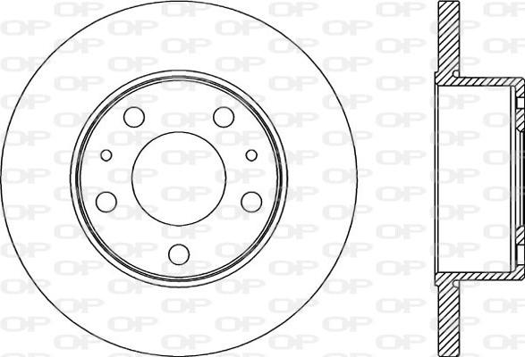 Open Parts BDA2180.10 - Гальмівний диск avtolavka.club