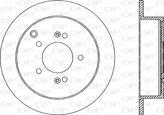 Open Parts BDA2174.10 - Гальмівний диск avtolavka.club