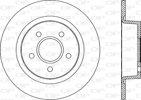 Open Parts BDA2170.10 - Гальмівний диск avtolavka.club