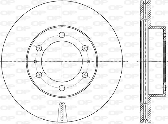 Open Parts BDA2850.20 - Гальмівний диск avtolavka.club