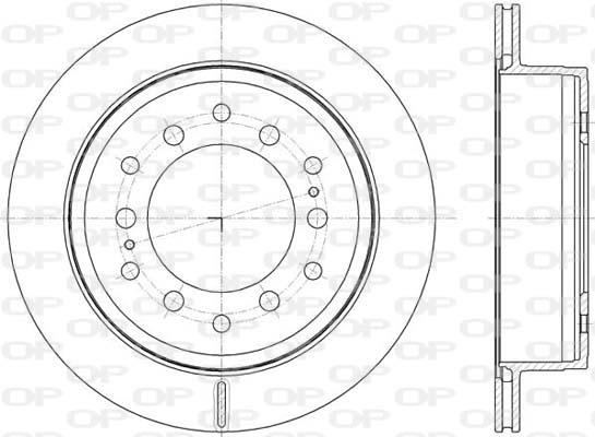 Open Parts BDA2808.20 - Гальмівний диск avtolavka.club