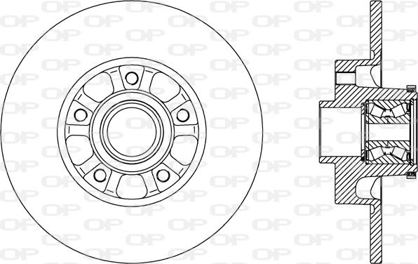 Open Parts BDA2802.30 - Гальмівний диск avtolavka.club