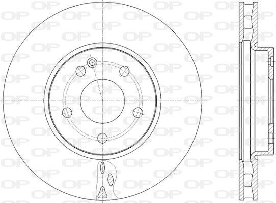 Open Parts BDA2824.20 - Гальмівний диск avtolavka.club