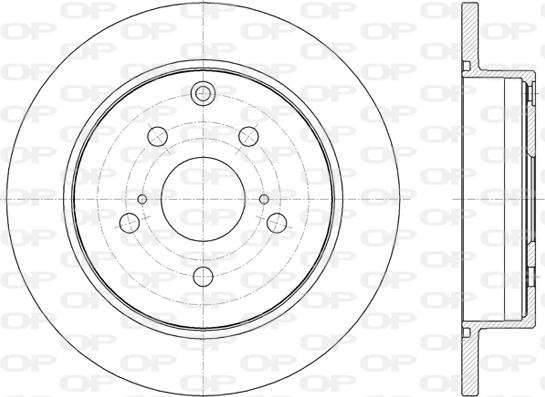 Open Parts BDA2821.10 - Гальмівний диск avtolavka.club