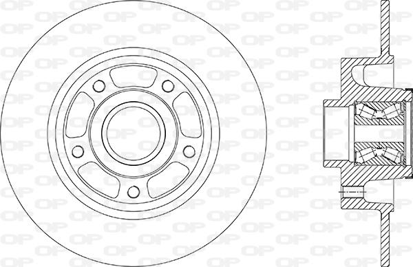 Open Parts BDA2879.30 - Гальмівний диск avtolavka.club