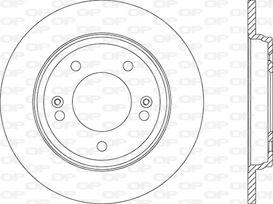 Open Parts BDA2876.10 - Гальмівний диск avtolavka.club