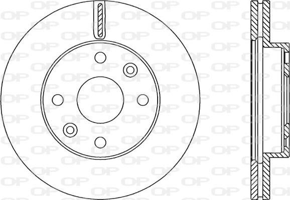 Open Parts BDA2359.20 - Гальмівний диск avtolavka.club