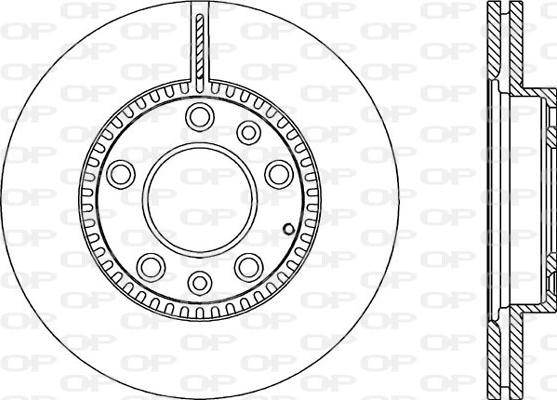 Open Parts BDA2356.20 - Гальмівний диск avtolavka.club