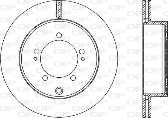 Open Parts BDA2360.20 - Гальмівний диск avtolavka.club