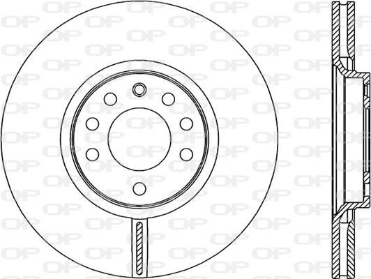 Open Parts BDA2301.20 - Гальмівний диск avtolavka.club