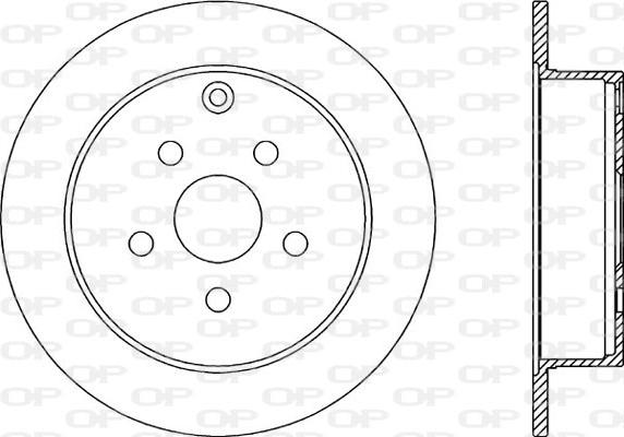 Open Parts BDA2314.10 - Гальмівний диск avtolavka.club